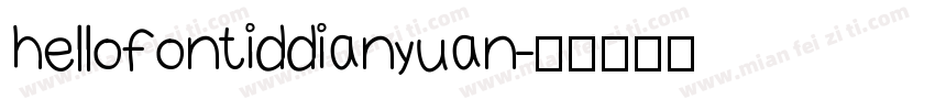 hellofont id dianyuan字体转换